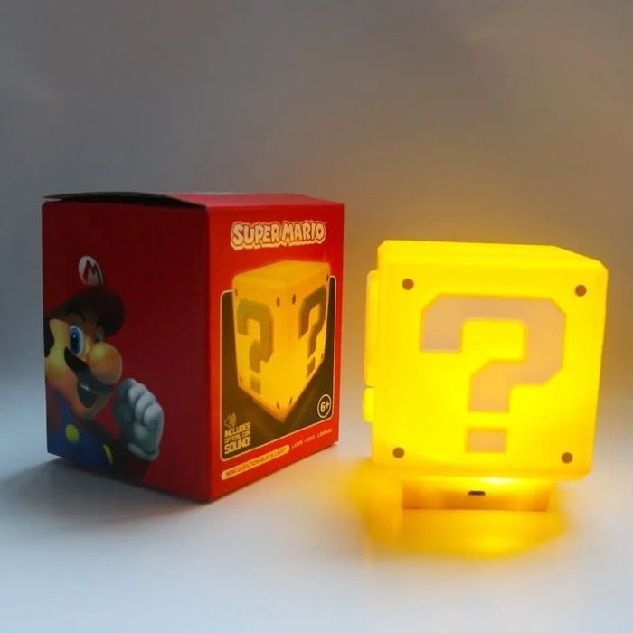 Super Mario Bros Figure LED Question Mark Brick Night Light KW Life Products