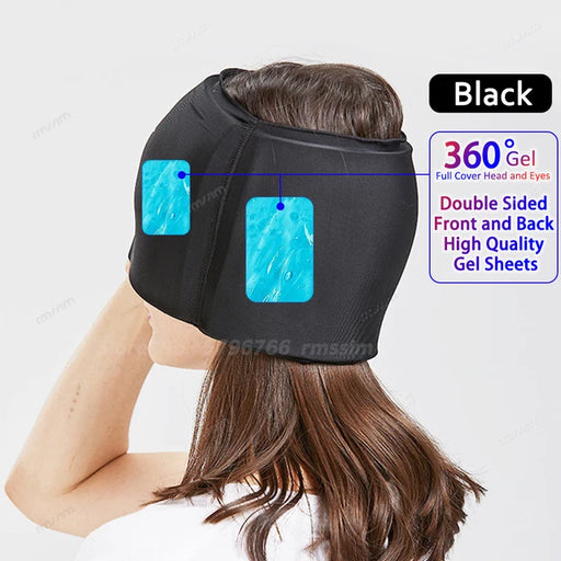 Black Migraine Relief Cap KW Life Products