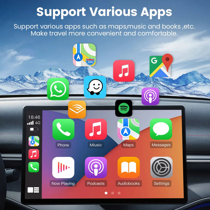2 in 1 Wireless CarPlay Apple Car Play and Android Auto Adapter KW Life Products