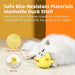 Flapping Duck Interactive Electric Cat Toy With Catnip Vibration Sensor KW Life Products