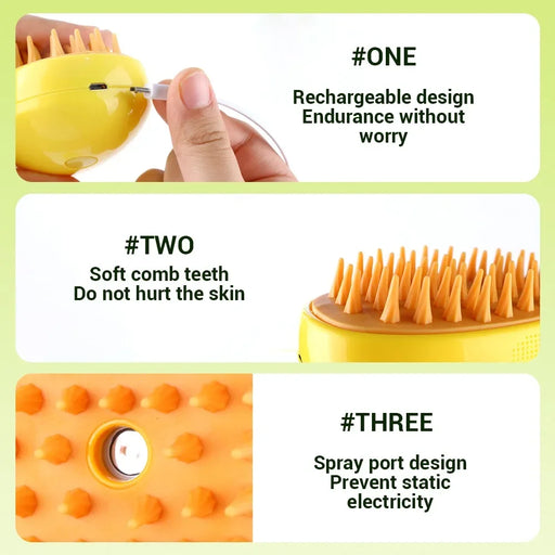 Steam Grooming Brush KW Life Products