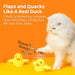 Flapping Duck Interactive Electric Cat Toy With Catnip Vibration Sensor KW Life Products