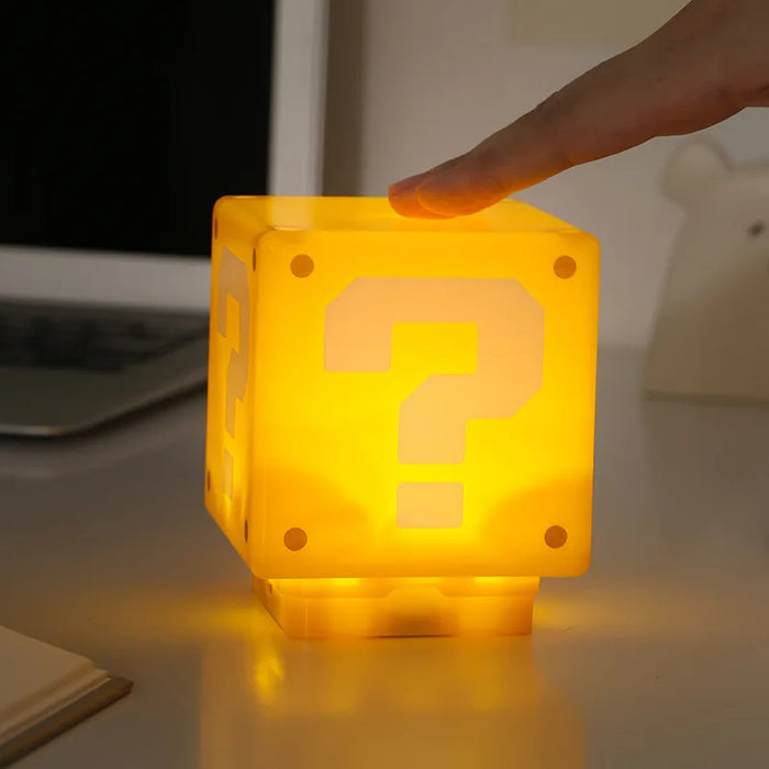 Super Mario Bros Figure LED Question Mark Brick Night Light KW Life Products