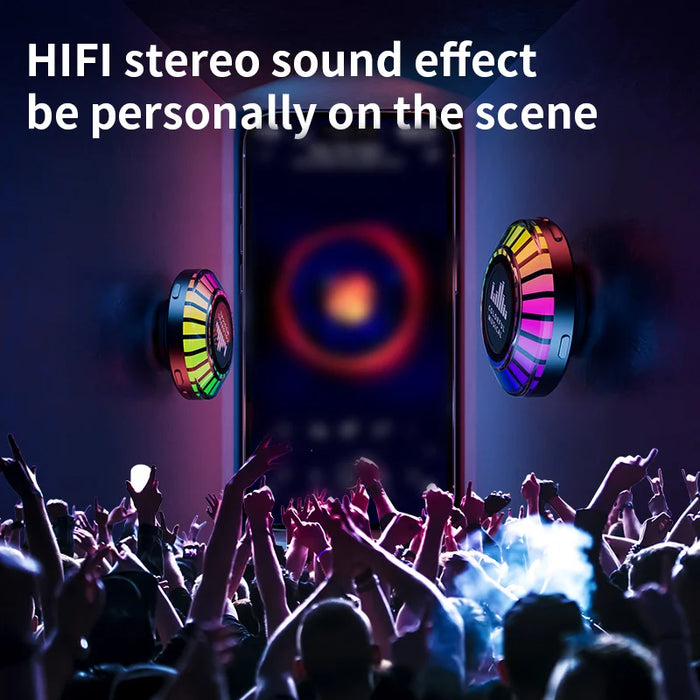 Bluetooth 24 Color Rhythm Portable Mini Surface Speaker KW Life Products